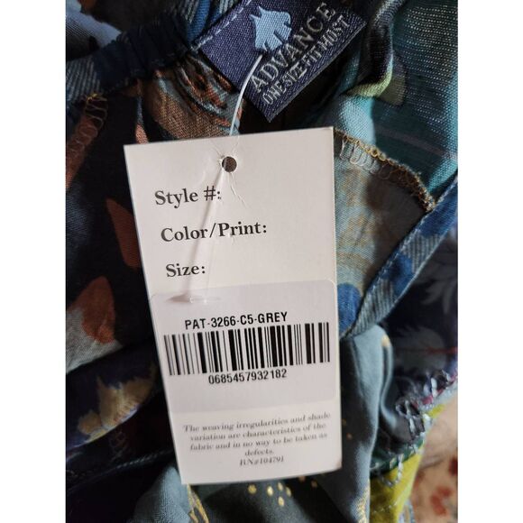 Ananta patchwork Bohemian Patchwork Long Umbrella Dress PAT-3266 H - Picture 6 of 7